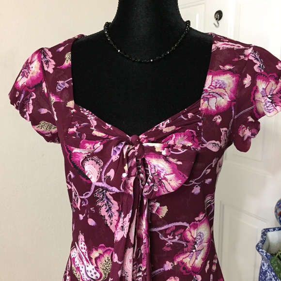 INC International Concepts Tops - INC International Pink Floral Short Sleeve Top